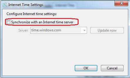 Internet Time Settings