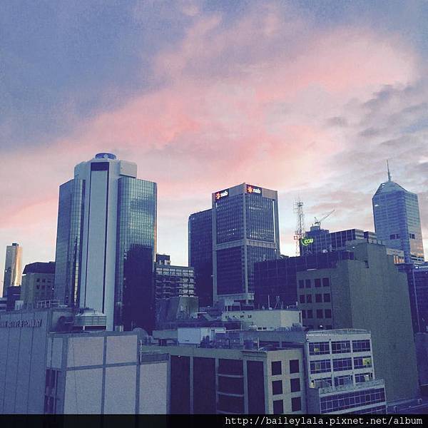 Sunset in Melbourne is absolutely beautiful! 