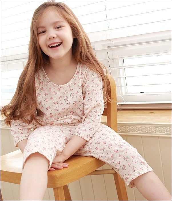 韓國製Tom&Jane無螢光染棉春夏家居服_七分袖氣質碎花 韓國製Tom&Jane無螢光染棉春夏家居服_七分袖氣質碎花