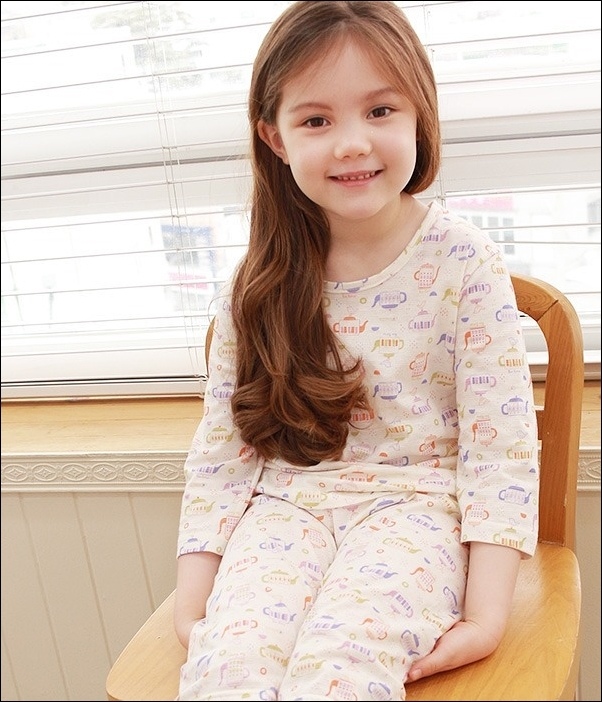 韓國製Tom&Jane無螢光染棉春夏家居服_七分袖彩色茶壺 韓國製Tom&Jane無螢光染棉春夏家居服_七分袖彩色茶壺