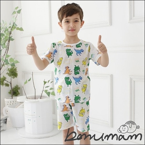 韓國Jota家居服短袖彩色恐龍 韓國Jota家居服短袖彩色恐龍