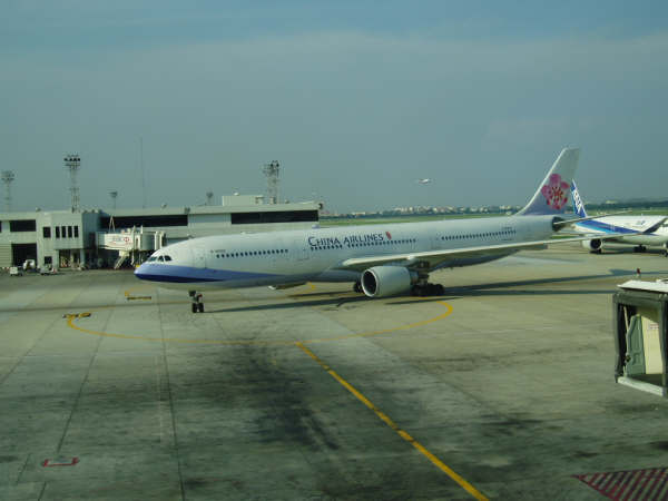 中華航空全新A330在曼谷 New A330 aircraft of China Airlines in Bangkok