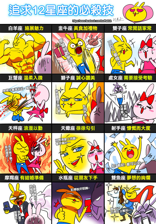 追求12星座的必殺技