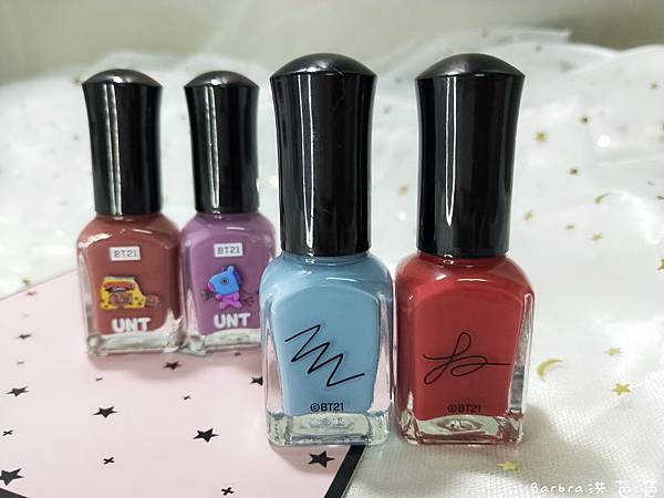 _20190313_185437.JPG 【指甲油】包色就對了!限量「UNT 魔幻水指彩 BT21設計款」UNT 指甲油新品全系列7色開箱