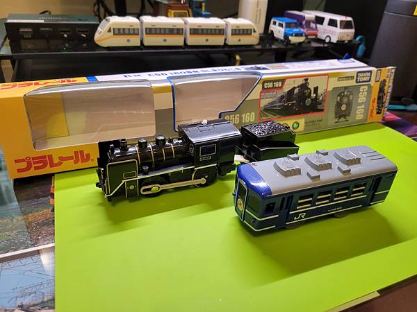 20220211_142PLARAIL 多美火車鐵道王國 S-38，C56型蒸汽機車160號機，SL北方琵琶湖號555