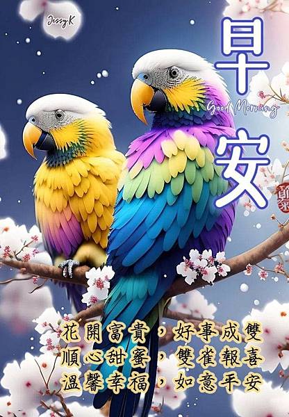 鳥 早安問候