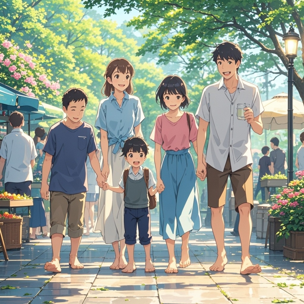 赤腳生活早安打卡圖，2025.11.23，每天赤腳走路，解壓又健身