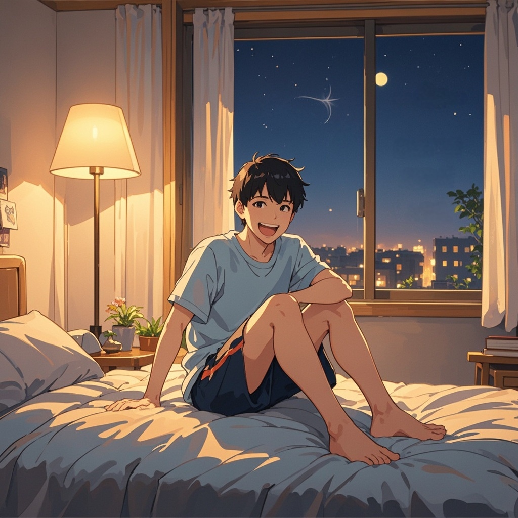 赤腳生活晚安打卡圖，2025.11.23，晚安，祝舒心好眠