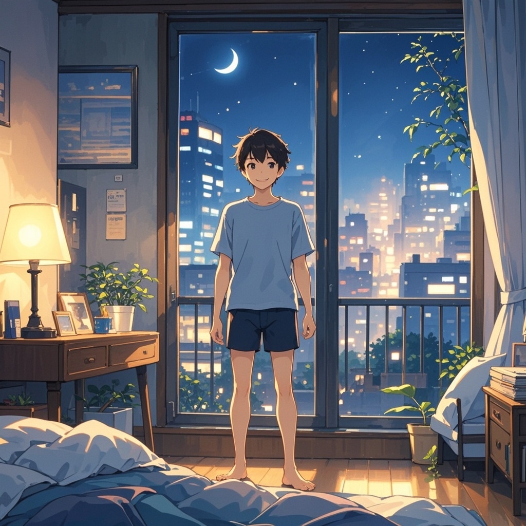 赤腳生活晚安打卡圖，2025.11.28，晚安，祝舒心好眠