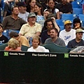 Littrell famliy went to watch a baseball game