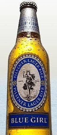 blue girl beer