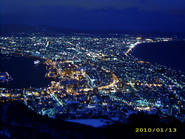 此行最大的目的-函館夜景