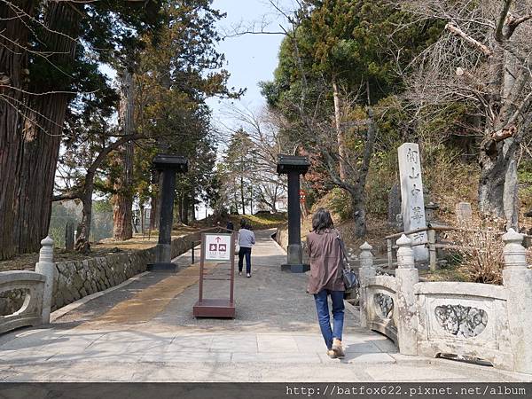 中尊寺入口處