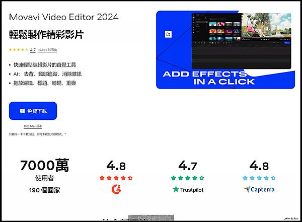 非常簡單容易上手的影音編輯軟體Movavi Video editor 2024使用介紹分享 @basic的生活日記 非常簡單容易上手的影音編輯軟體Movavi Video editor 2024使用介紹分享