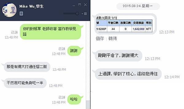 mikewu對帳單