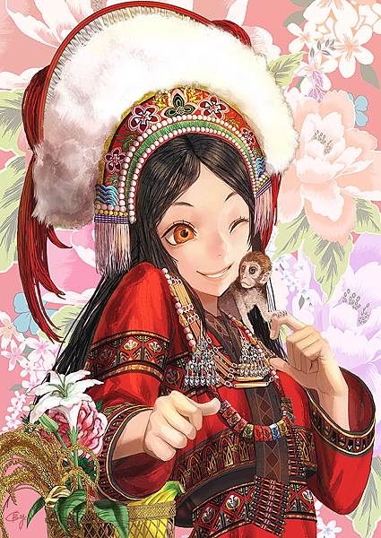 原住民少女 原住民少女