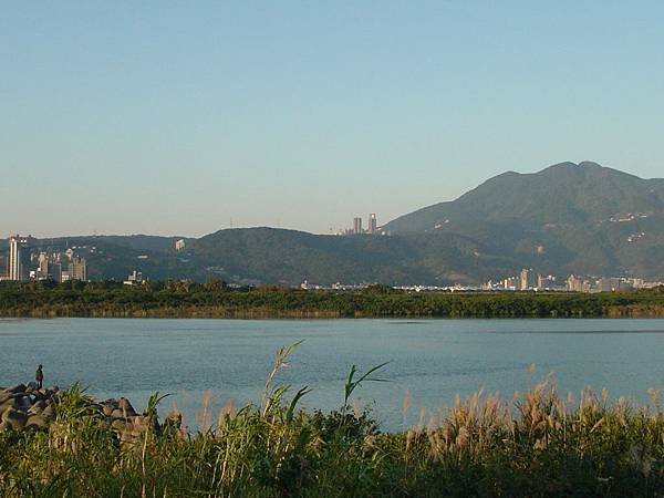 社子島遠望陽明山
