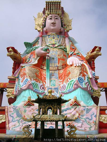 後殿頂樓，奉祀：大媽祖，高136尺