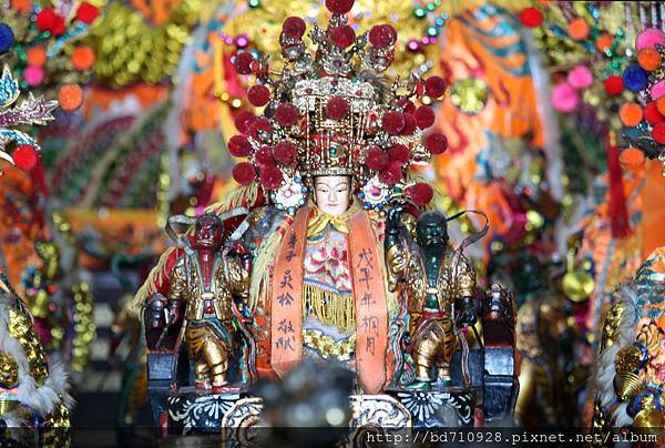 礁溪吳沙澤蘭宮天上聖母(出巡媽祖)聖像