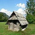 Bohinj 附近的松木小屋  Slovenia