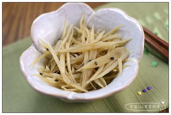 日式 涼拌牛蒡絲 幸福365家常料理 痞客邦