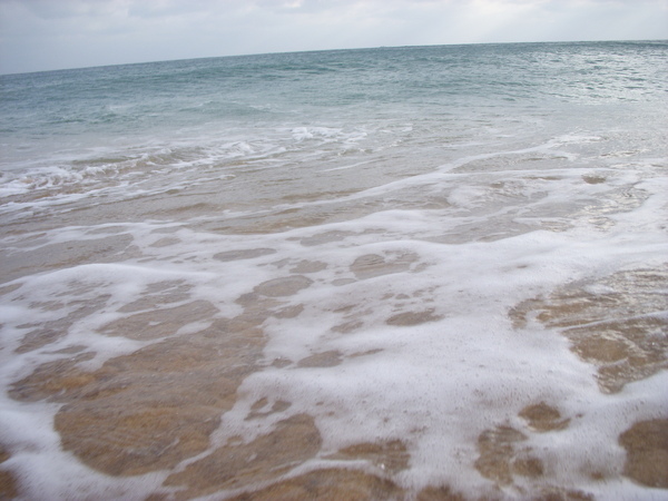 都是泡泡的海水