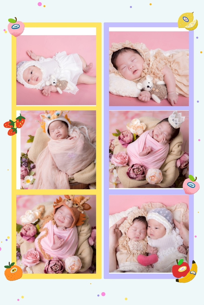 🍼✨ 雙胞胎的笑容，魅力學園幫我們定格了 ✨🍼