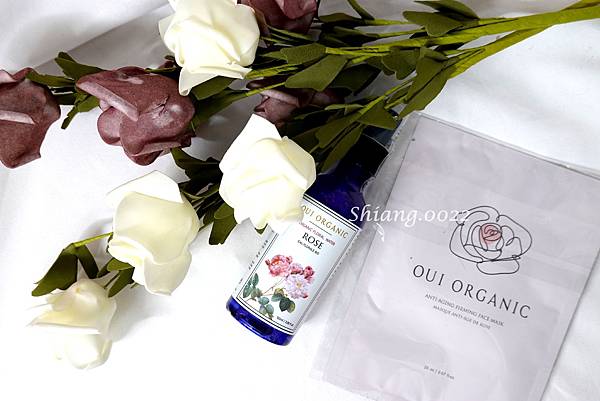 Oui Organic玫瑰純露精華水膜組