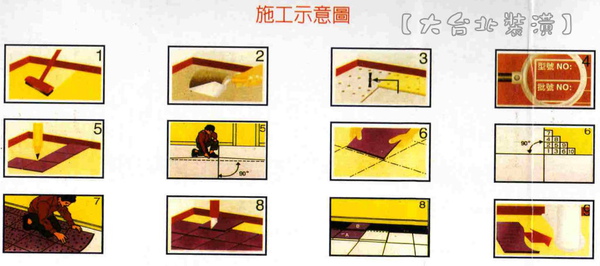 地磚施工步驟 地磚施工步驟