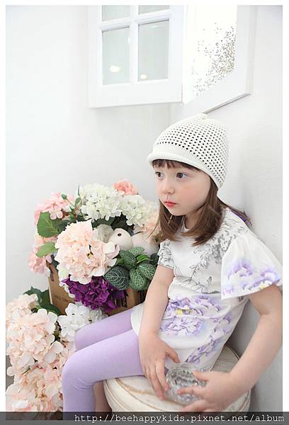 GT1405021韓國代購春日花漾 粉紅紫雙色 套裝00