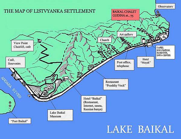 Listvyanka Map