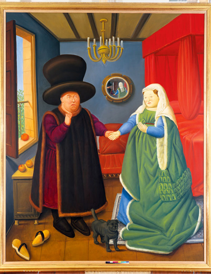 Fernando Botero - The Arnolfini