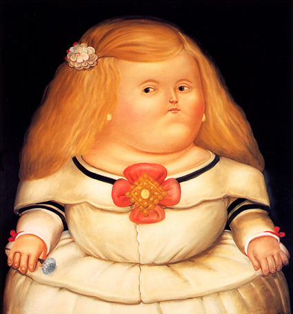 Fernando Botero - Infanta Margarita Fernando Botero - Infanta Margarita