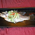清蒸鮮魚(鱸魚).