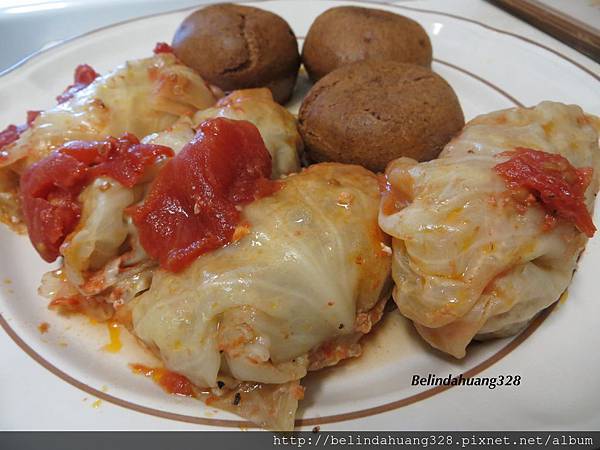 高麗菜豬肉捲Pork Stuffed Cabbage Rolls