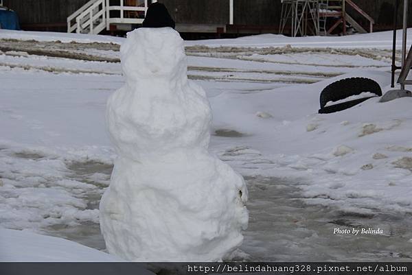 白色雪人是小孩的快樂精靈 白色雪人是小孩的快樂精靈