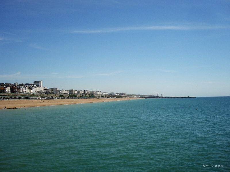 [英國] 布萊頓 Brighton Pier 遙望 Marina