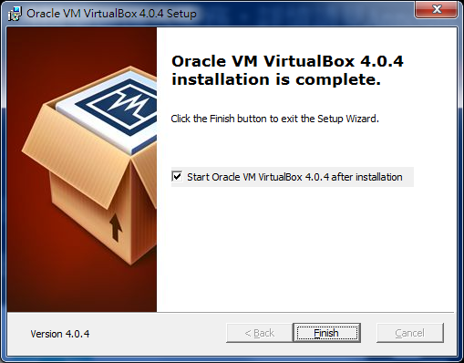 VirtualBox 安裝