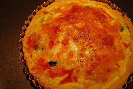 菠菜燻鮭魚鹹派 Spinach & Smoked Salmon Quiche