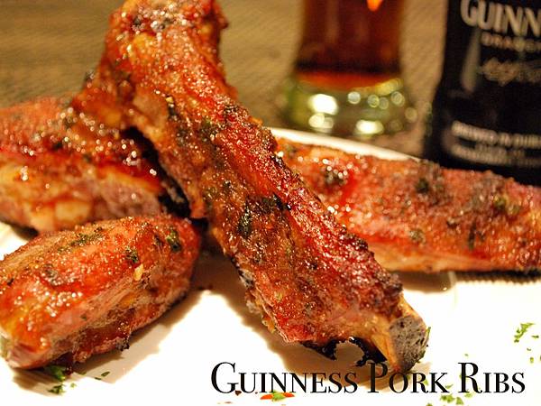 聖派翠克節來啦~愛爾蘭黑啤酒烤豬肋排 Guinness Pork Ribs