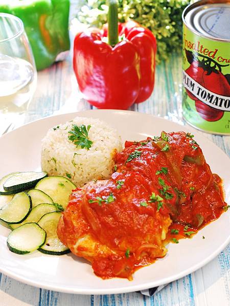 南法小館風味菜:巴斯克燉雞 Poulet Basquaise