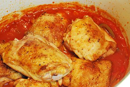 南法小館風味菜:巴斯克燉雞 Poulet Basquaise