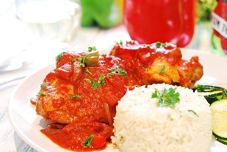 南法小館風味菜:巴斯克燉雞 Poulet Basquaise
