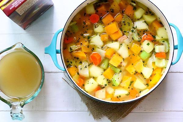 高纖食感黃金湯:奶油南瓜蔬菜湯 Butternut Squash Vegetable Soup