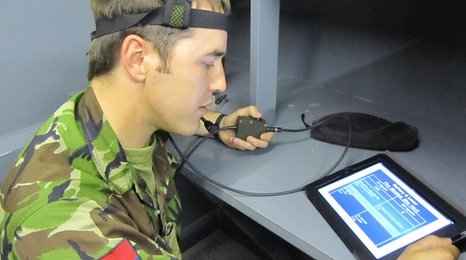 iPad In Use As a Military Training Tool