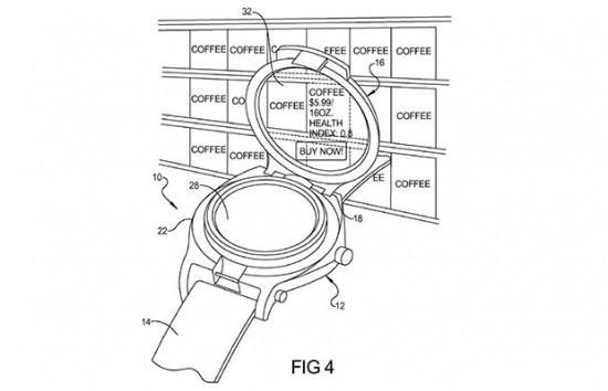 Google取得新專利 像是手錶版的Google眼鏡