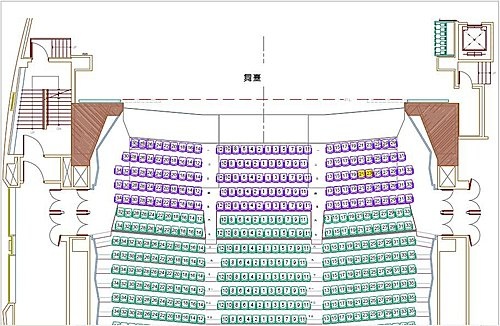台北新舞台座位表