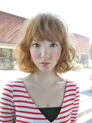 2012年夏季日雜麻豆潮流髮型自然乾燥感髮色A-1