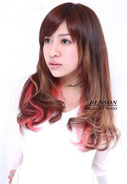 芸瑄美眉@2013豔夏季之繽紛髮色專屬髮型-西門町髮型師班森