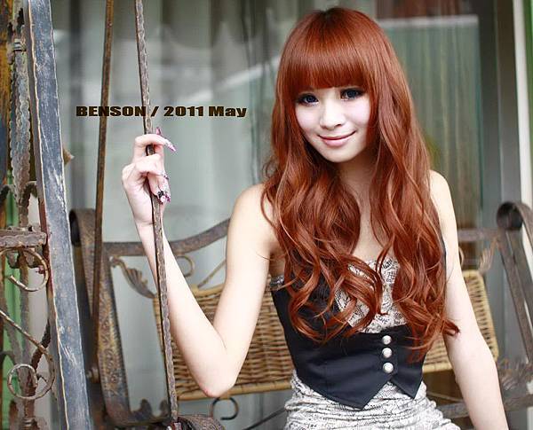 2011夏日流行髮色~洋娃娃般的高光感質感髮色~摩卡橘